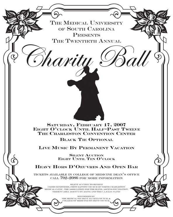Charity Ball Advertisement